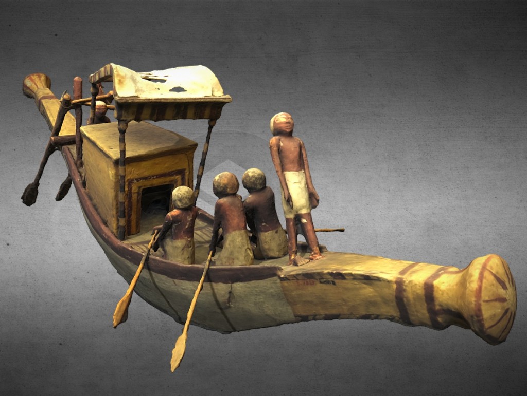 Model funerary barque of Mersou preview image 1